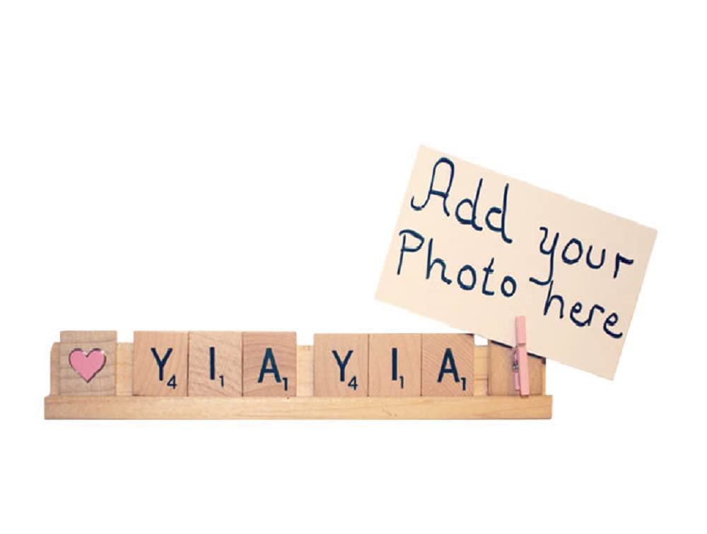 Wood clothespin included with Yia Yia frame
