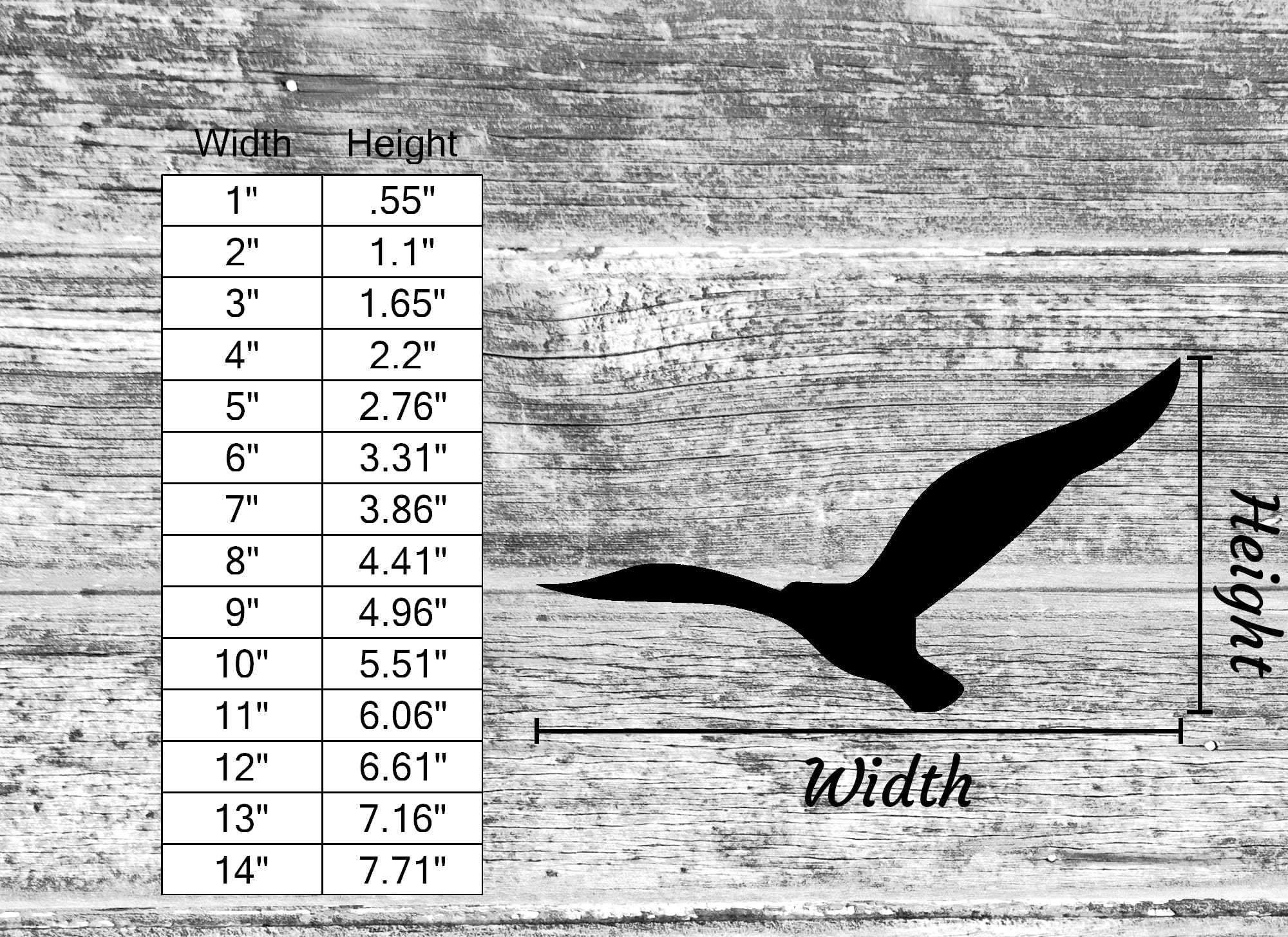 Set of unfinished seagull and hummingbird wood cutouts