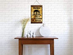 Wood framed canvas print Spaceballs