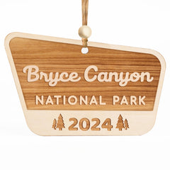Wood National Park Ornament Bryce Canyon 2024 keepsake