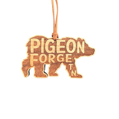 Wood Pigeon Forge Tennessee Christmas Ornament bear