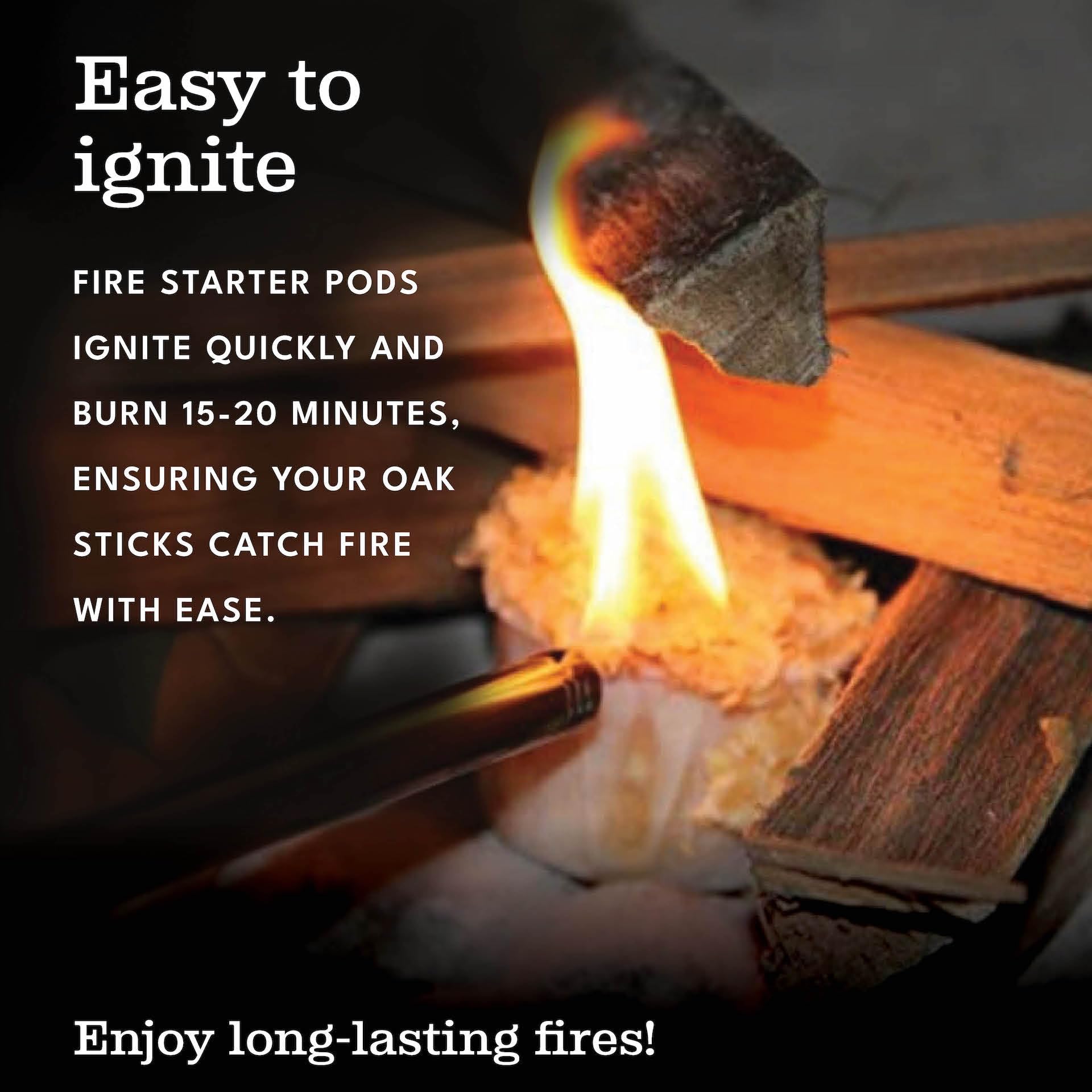 Wood stove safe burn oak firewood