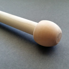 Unfinished wooden dome finial cap for 3/4 inch dowel