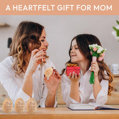 Engraved wooden egg celebrates Mother's Day for mom