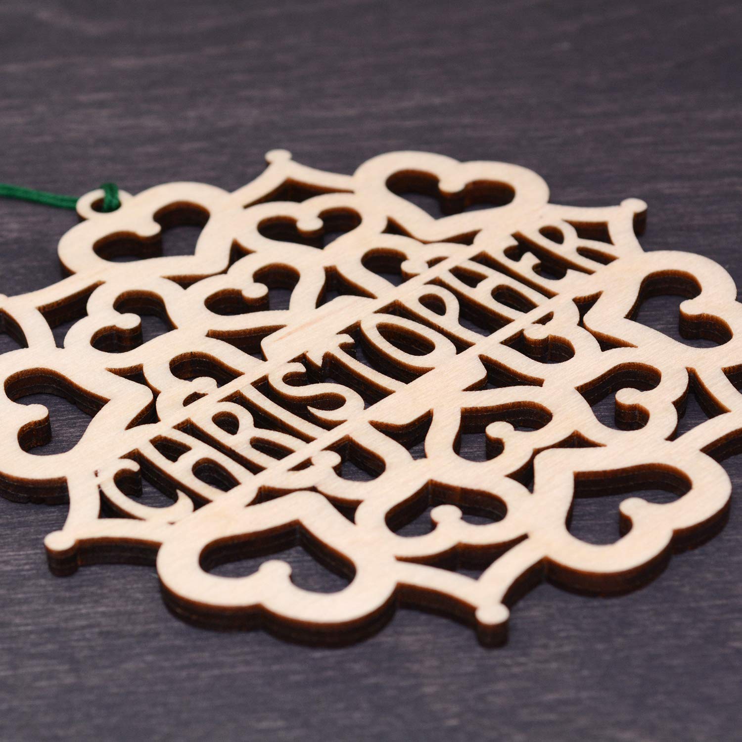 Ornament packaged in a wooden gift box