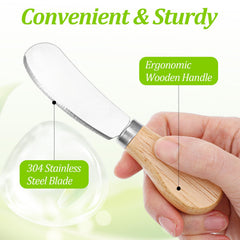 set of 48 cheese spreader knives for gatherings