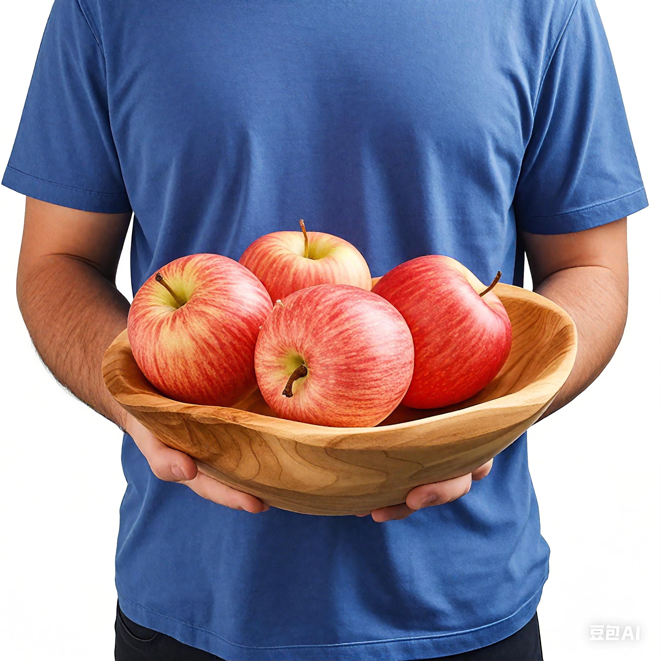 Hand carved wooden root bowl with natural fragrance