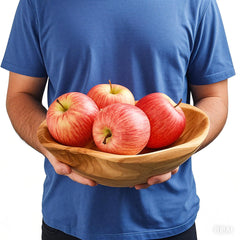 Hand carved wooden root bowl with natural fragrance