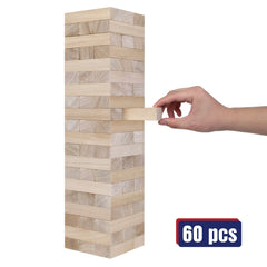 FSC certified wood used in GOTHINK Giant Tumble Tower Game