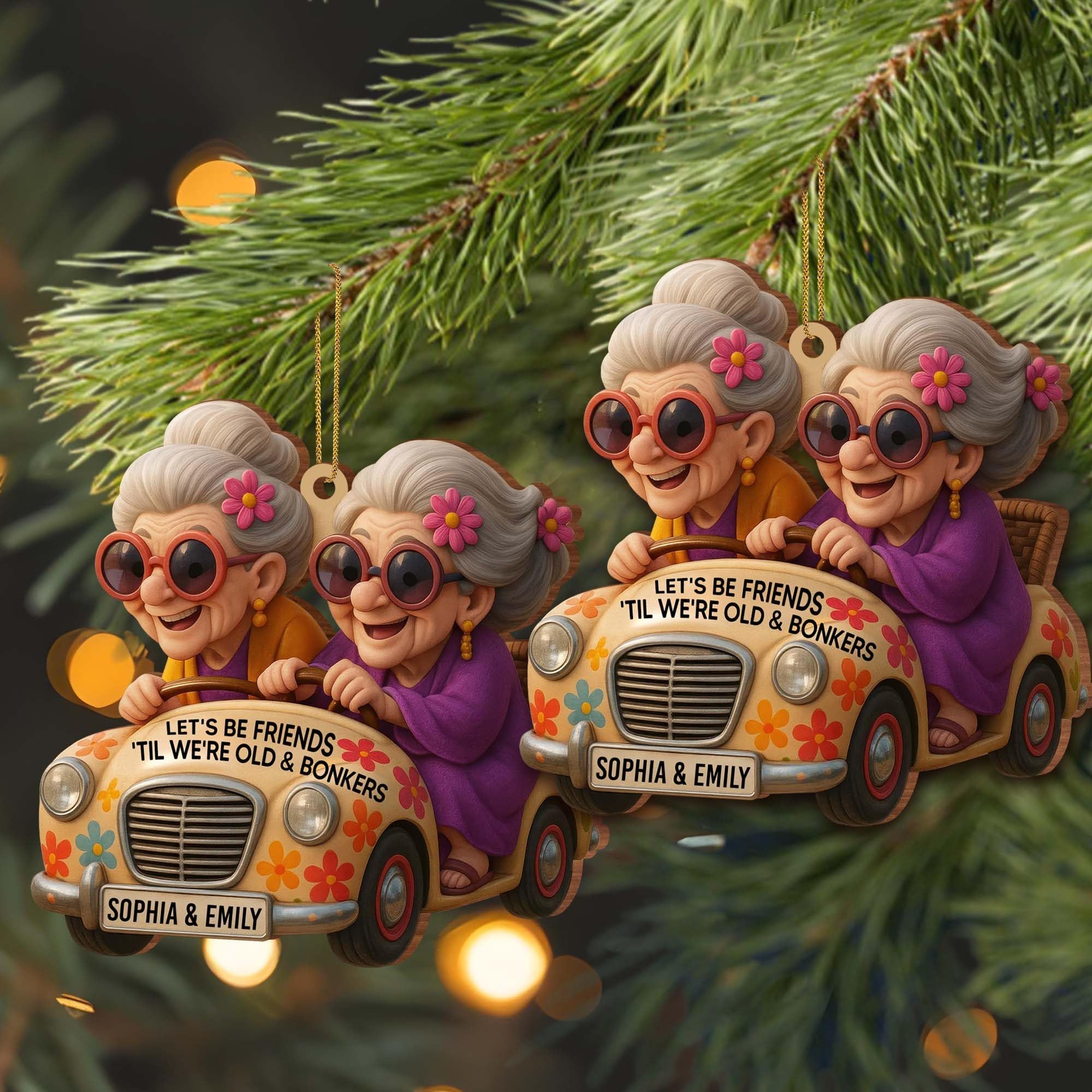 Lifelong friendship keepsake ornament gift