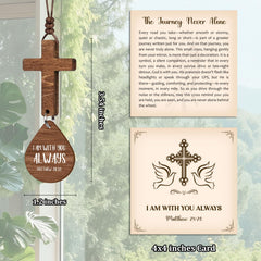 Dark wood wooden pendant with adjustable leather cord