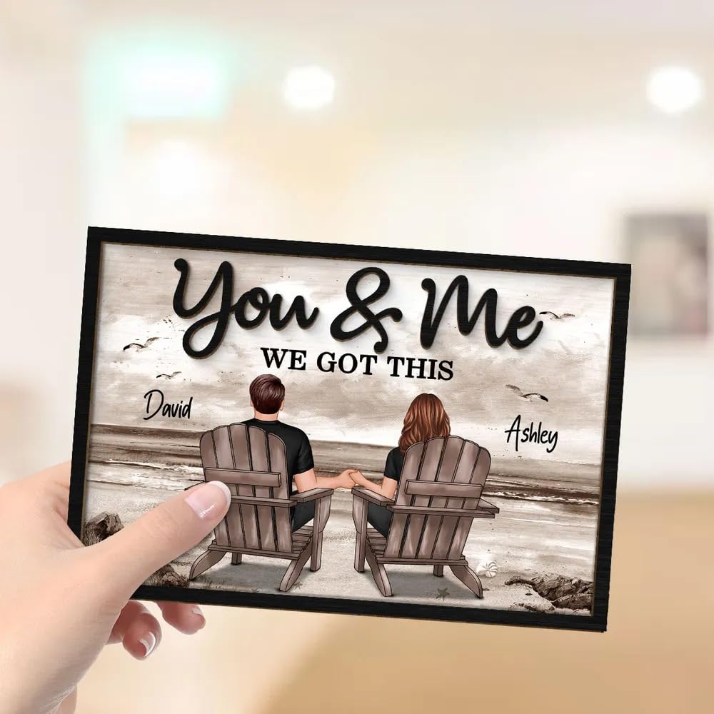 home desk decor plaque for couples