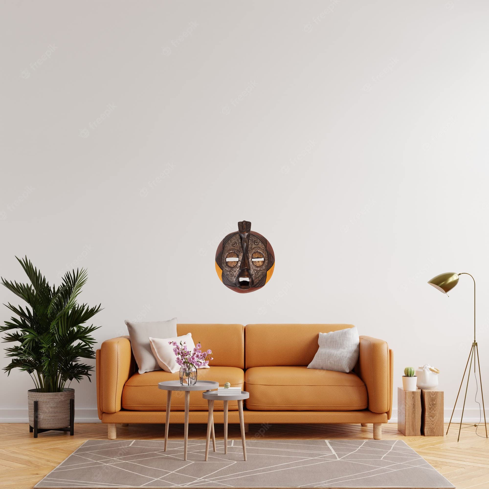 Hanging wall mask for home or office decor