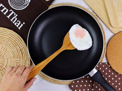 Food safe toxin free teak spatula coconut oil finish