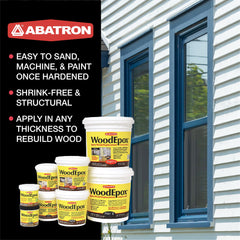 WoodEpox epoxy adhesive ready for wood repair