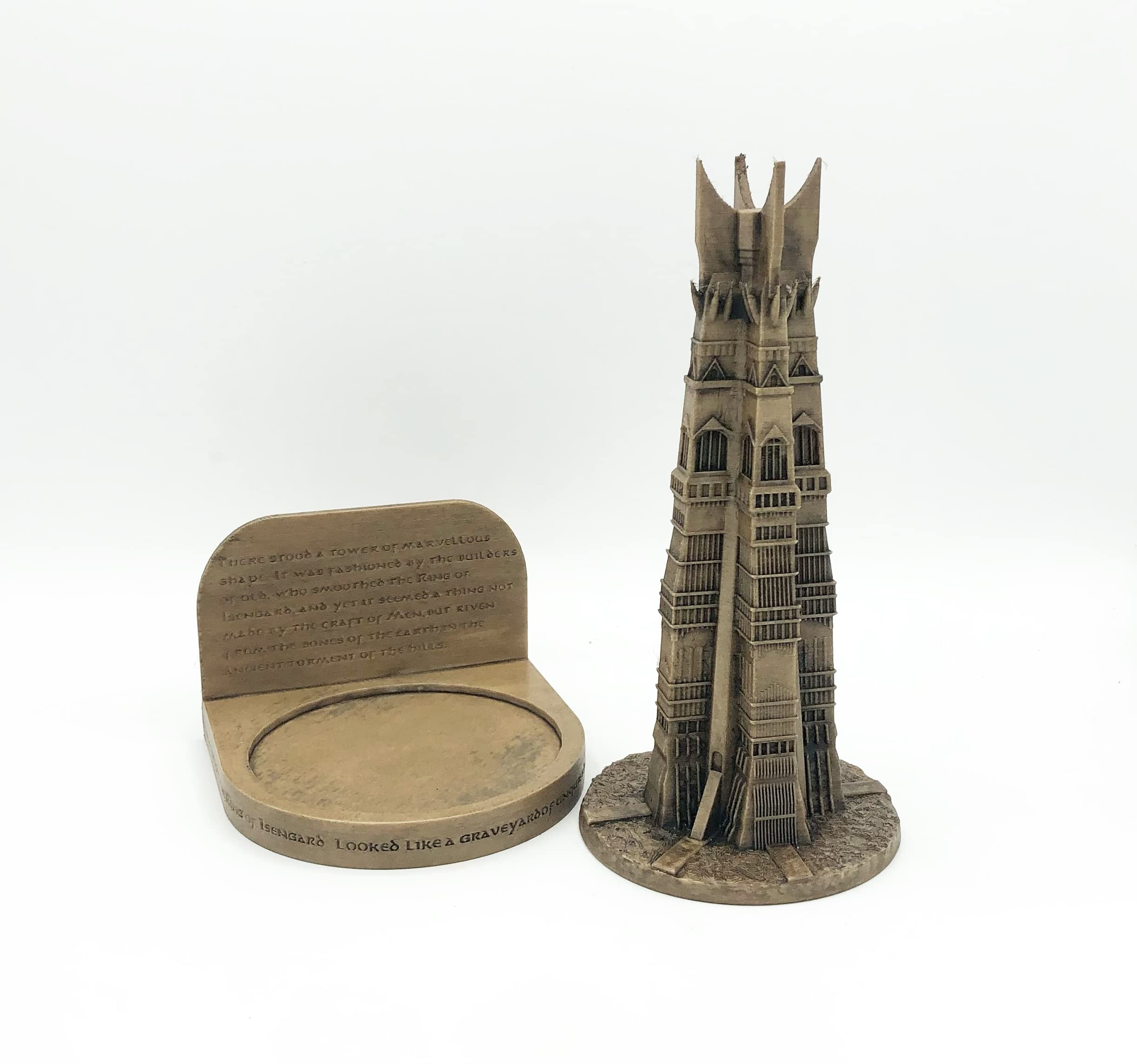 Removable base with quotes around the outer ring