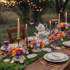 Durable nylon moss table runner for weddings