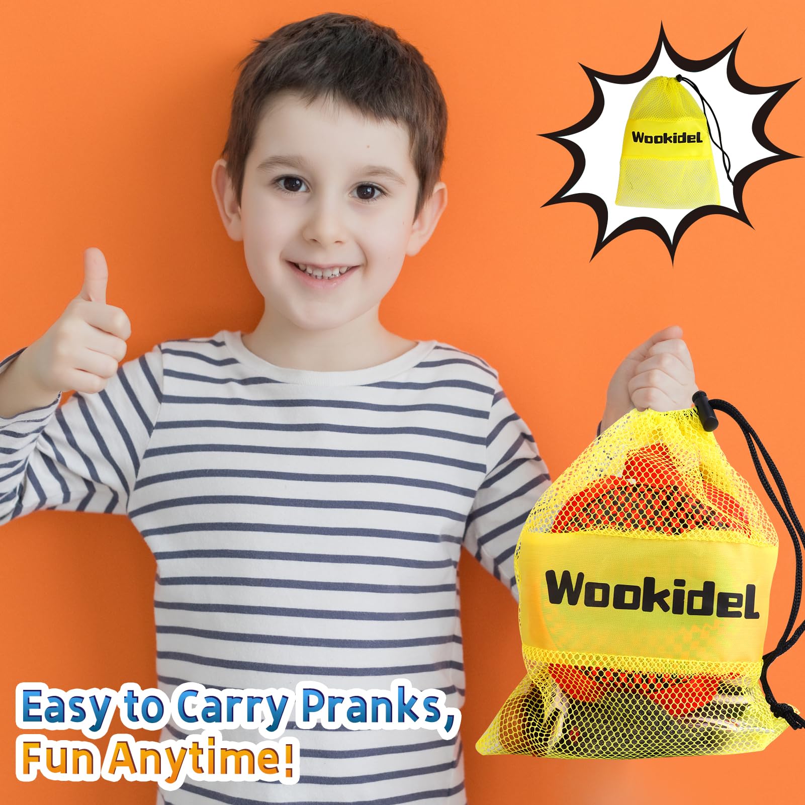 prank storage bag with kit and instructions