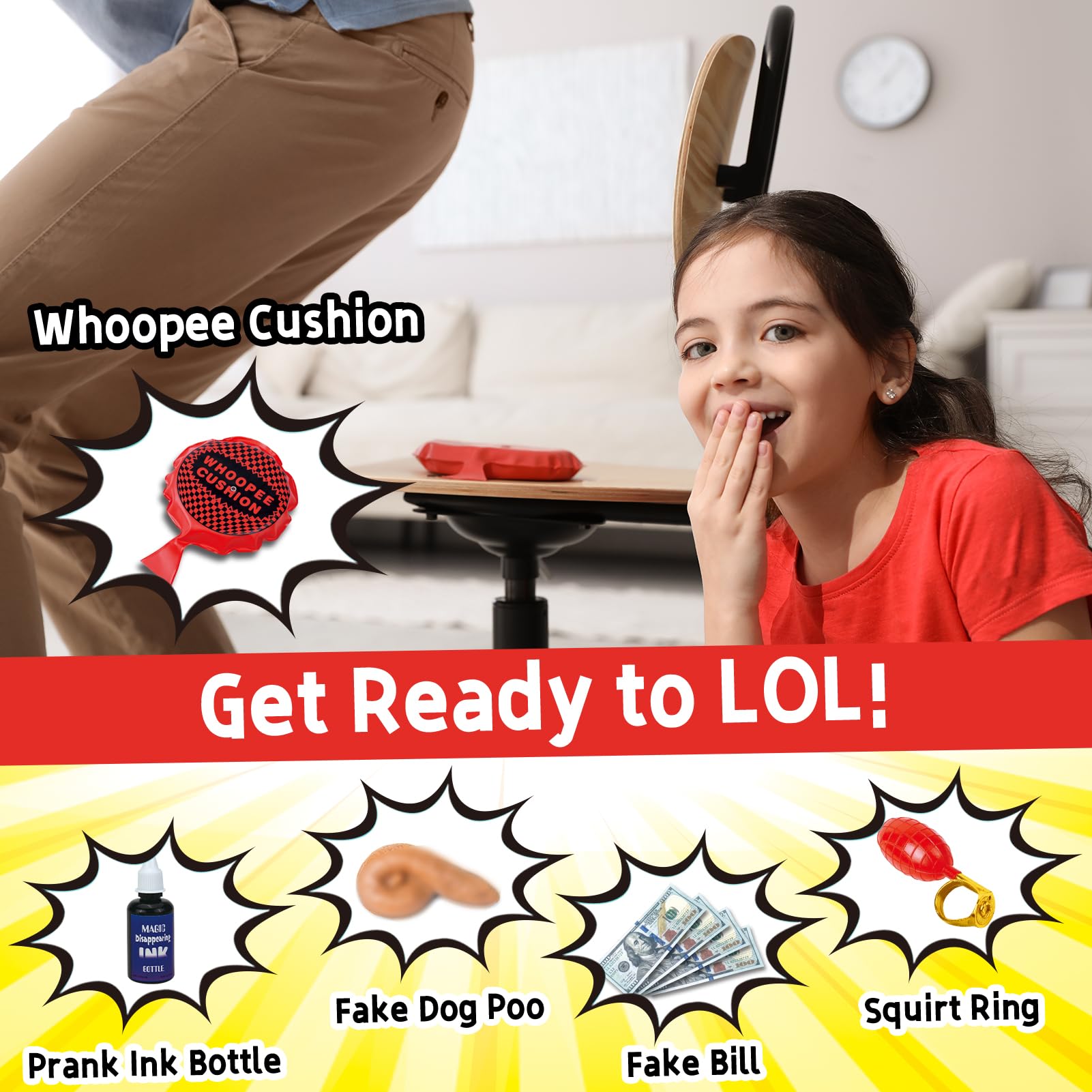rubber snake prank prop in wookidel kit