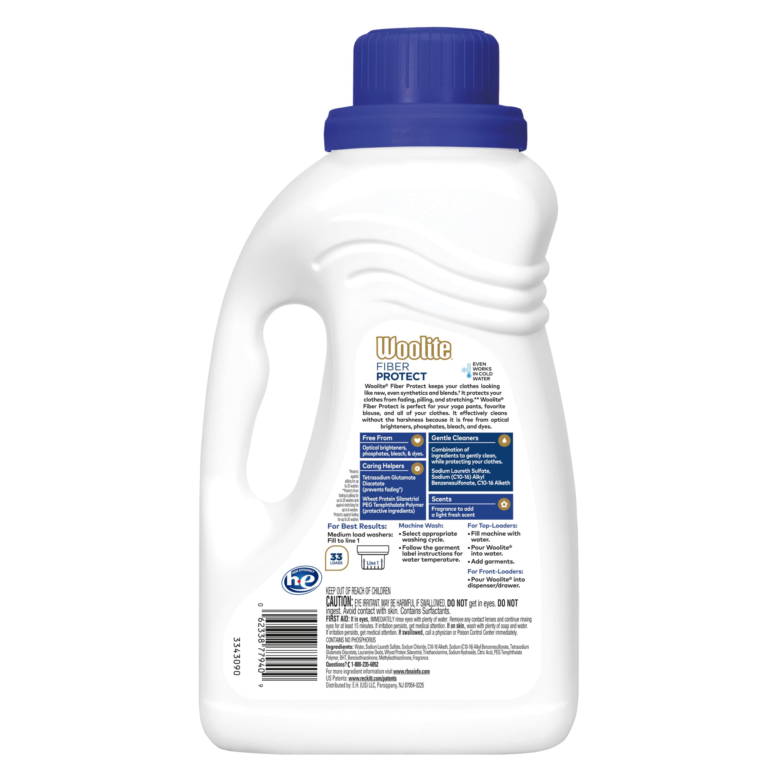 Woolite Damage Defense 50oz detergent packaging