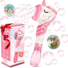 Woplagyreat unicorn bubble machine wand pink for kids
