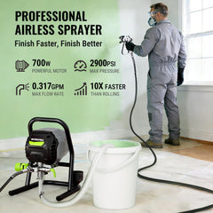 WORKPRO airless sprayer 0-317 gpm flow rate