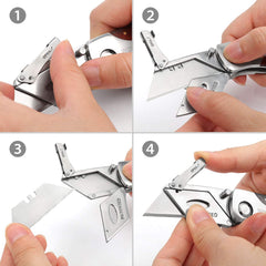 WORKPRO blade release mechanism for quick-change blades