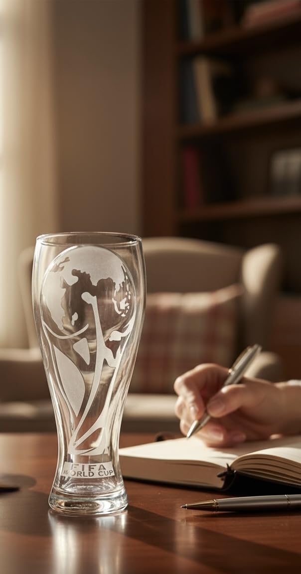 World Cup 2026 gift set with glass and bottle opener