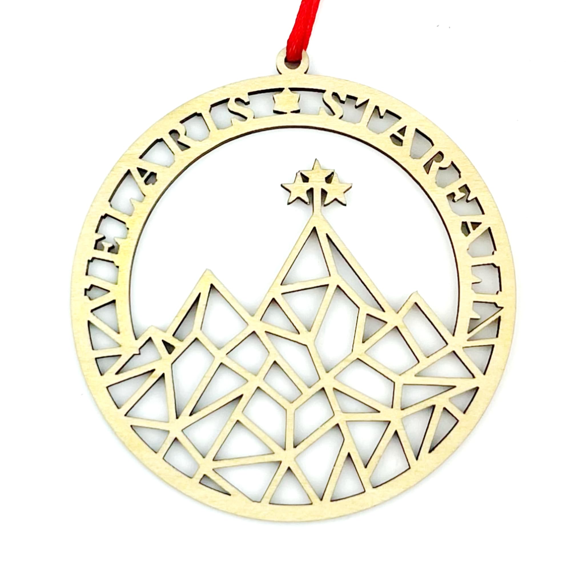 World of S.J. Maas Velaris Starfall laser cut wood ornament