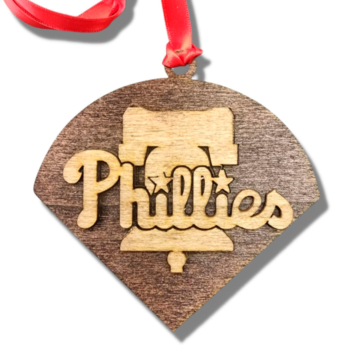 World Series Christmas ornament 2022 Philadelphia NL Champions wooden laser cut