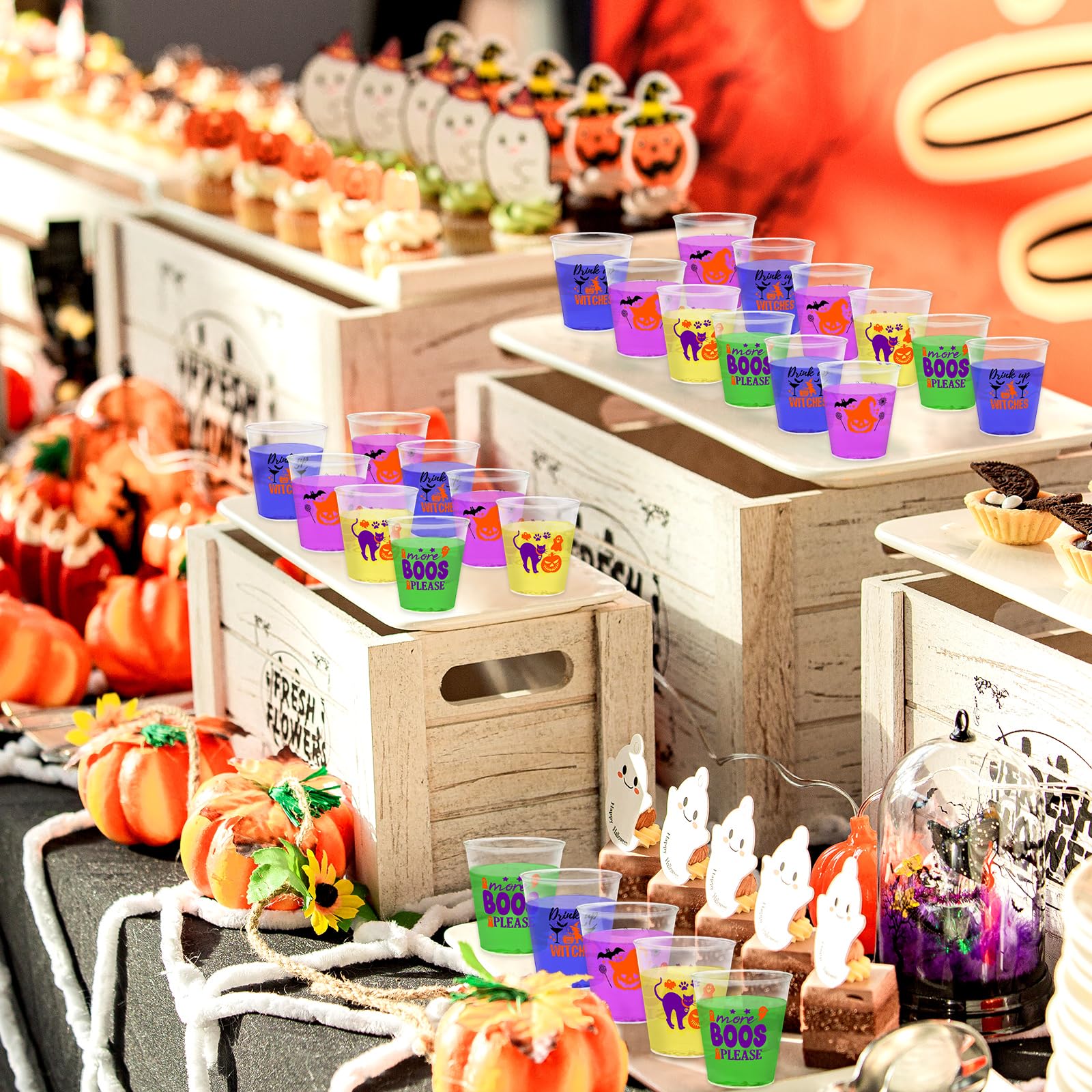 Decorative Halloween shot glasses from WorldBazaar