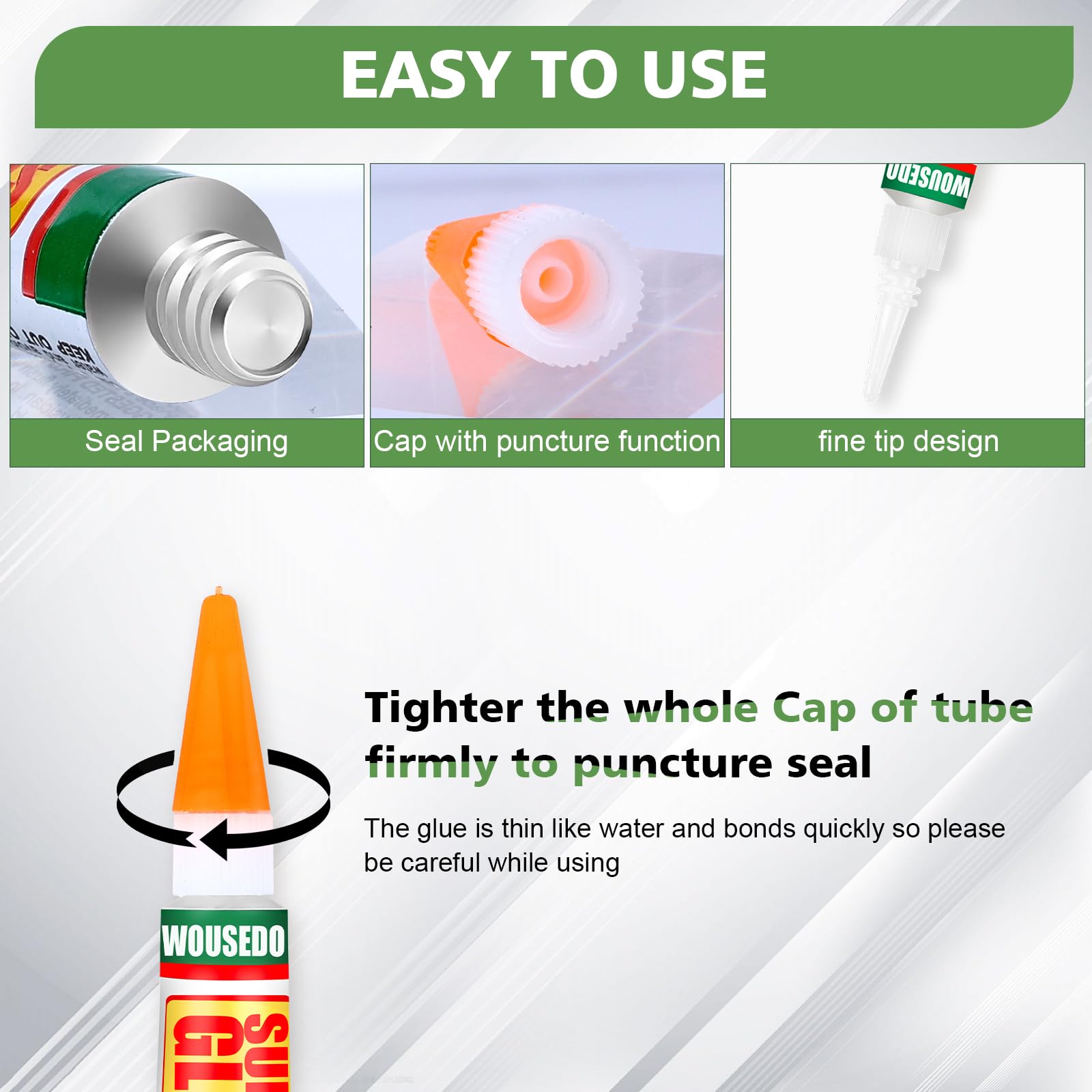 DIY crafts and home repair glue kit suitable for multiple materials