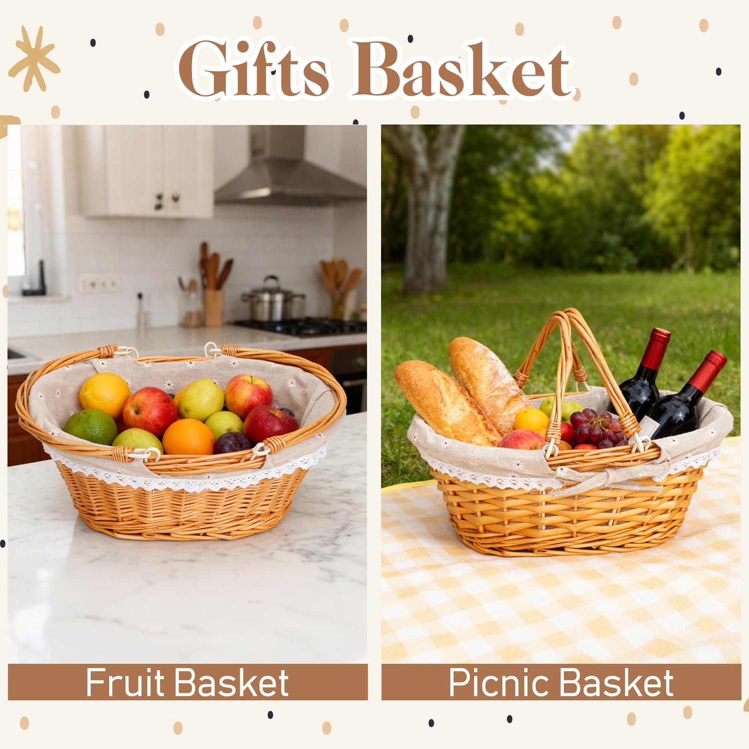 handwoven basket included in gift set