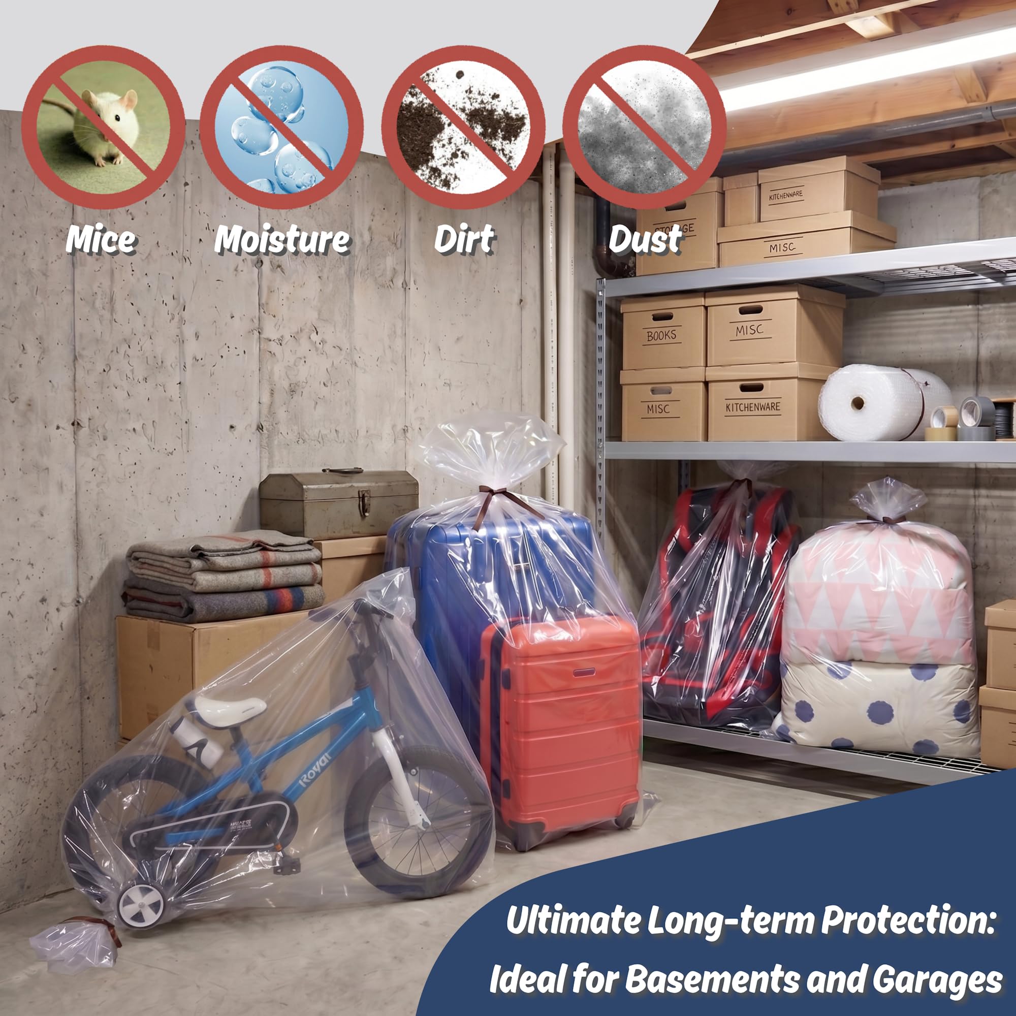 Wowfit bags suitable for moving and seasonal storage