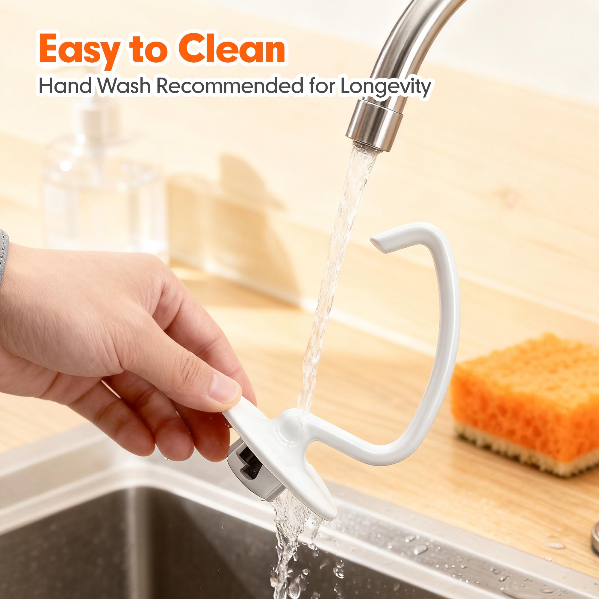K45DH dough hook packaging and accessories