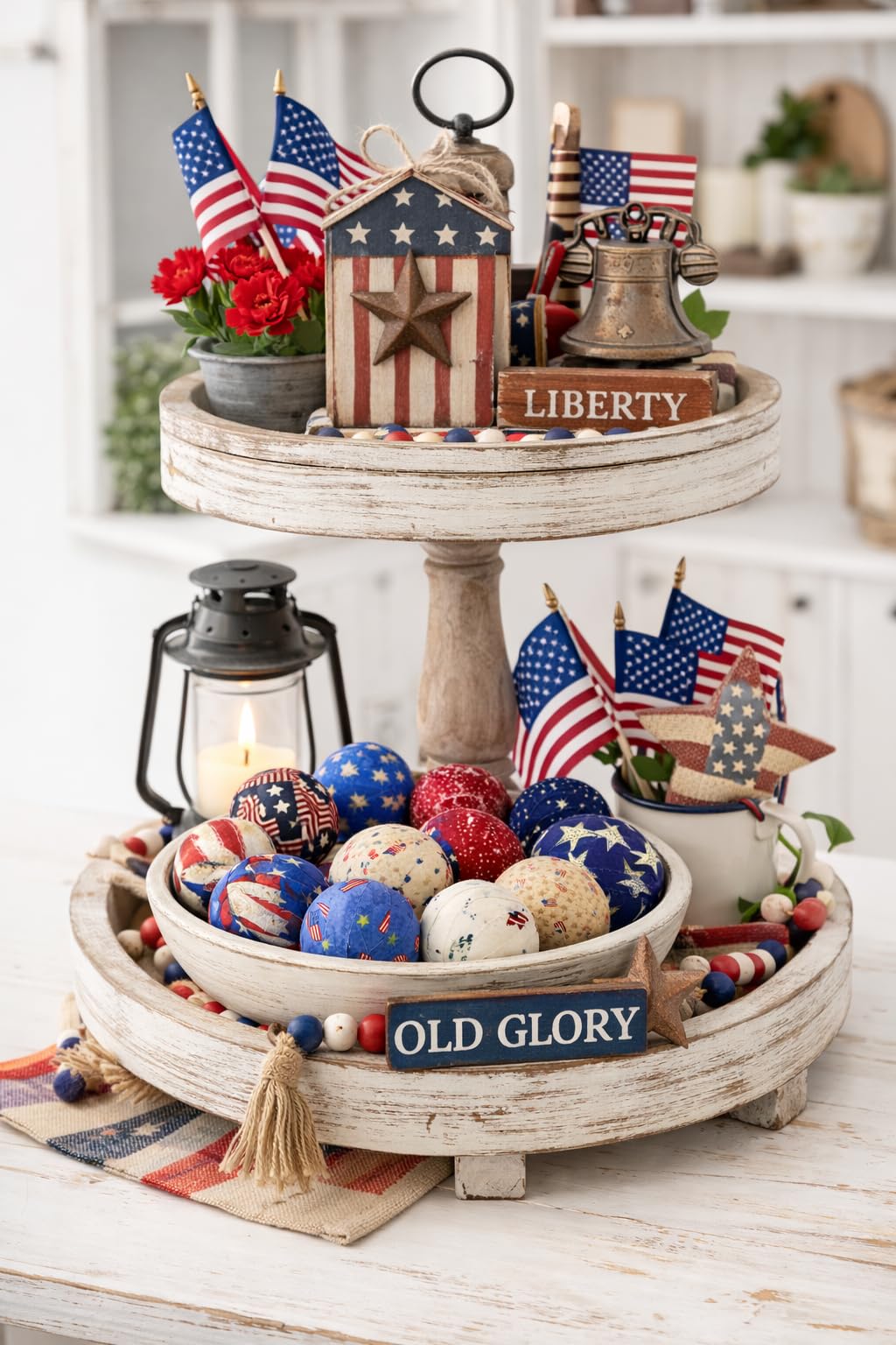 Handmade by WreathsByKari fabric decor balls