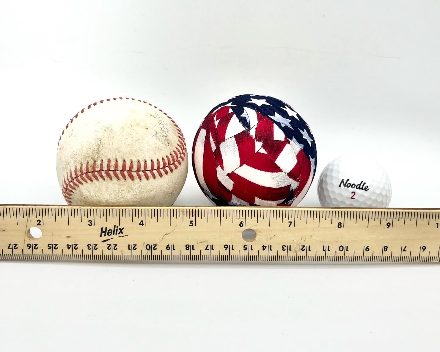 Set of six decorative Americana balls by WreathsByKari