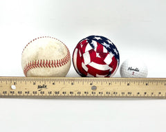 Set of six decorative Americana balls by WreathsByKari