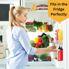 Wrenbury borosilicate glass carafe with lid 35 oz