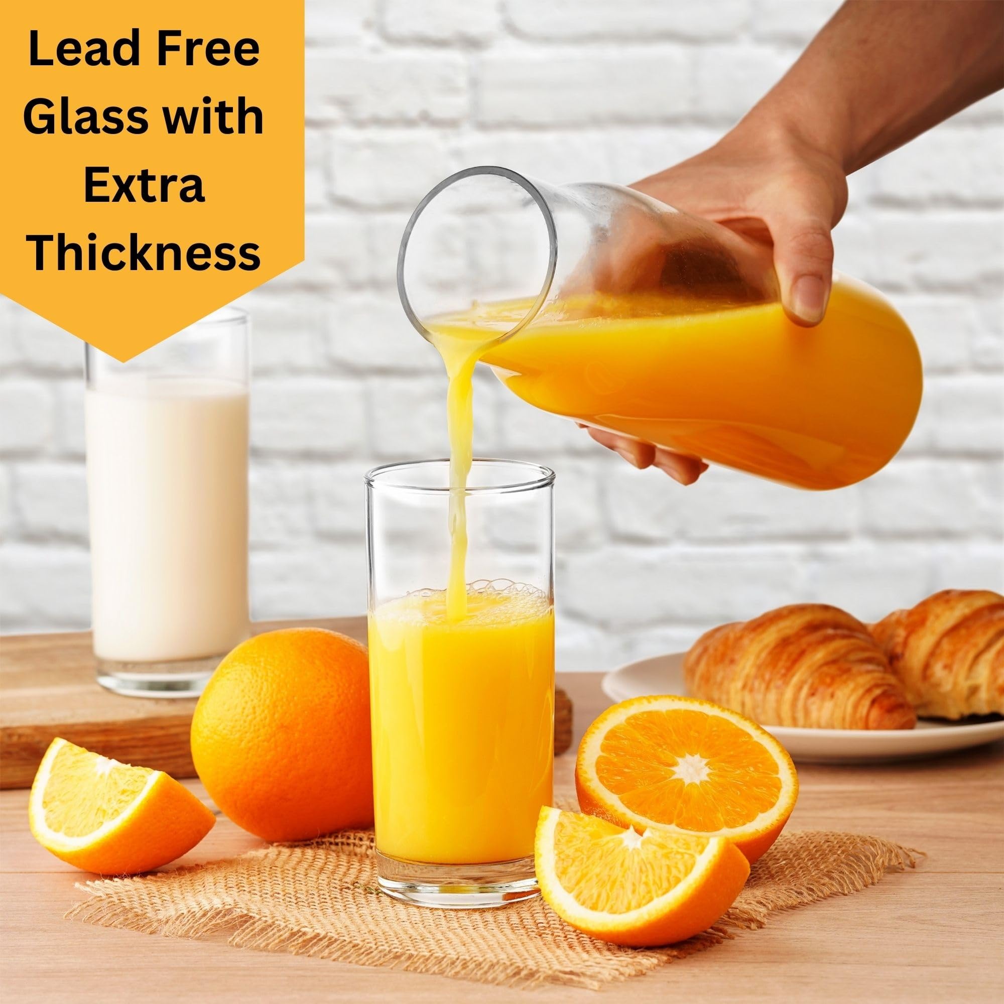 11 inches tall and 3.2 inches wide carafe