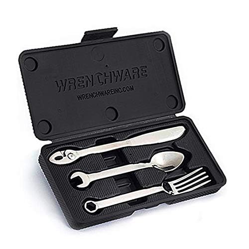 Tool fork knife spoon with heavy duty ABS storage case