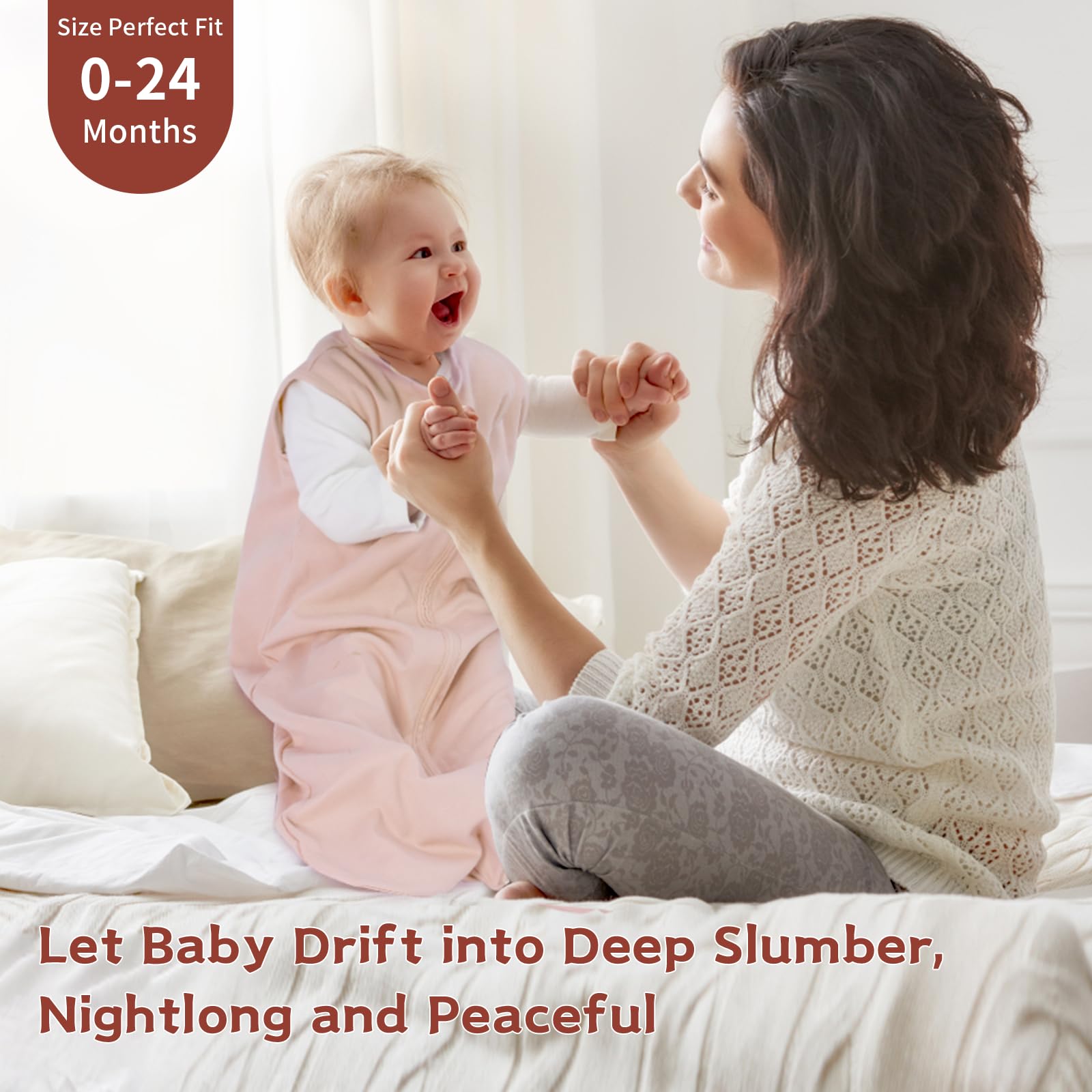 100 percent cotton breathable baby sleep sack
