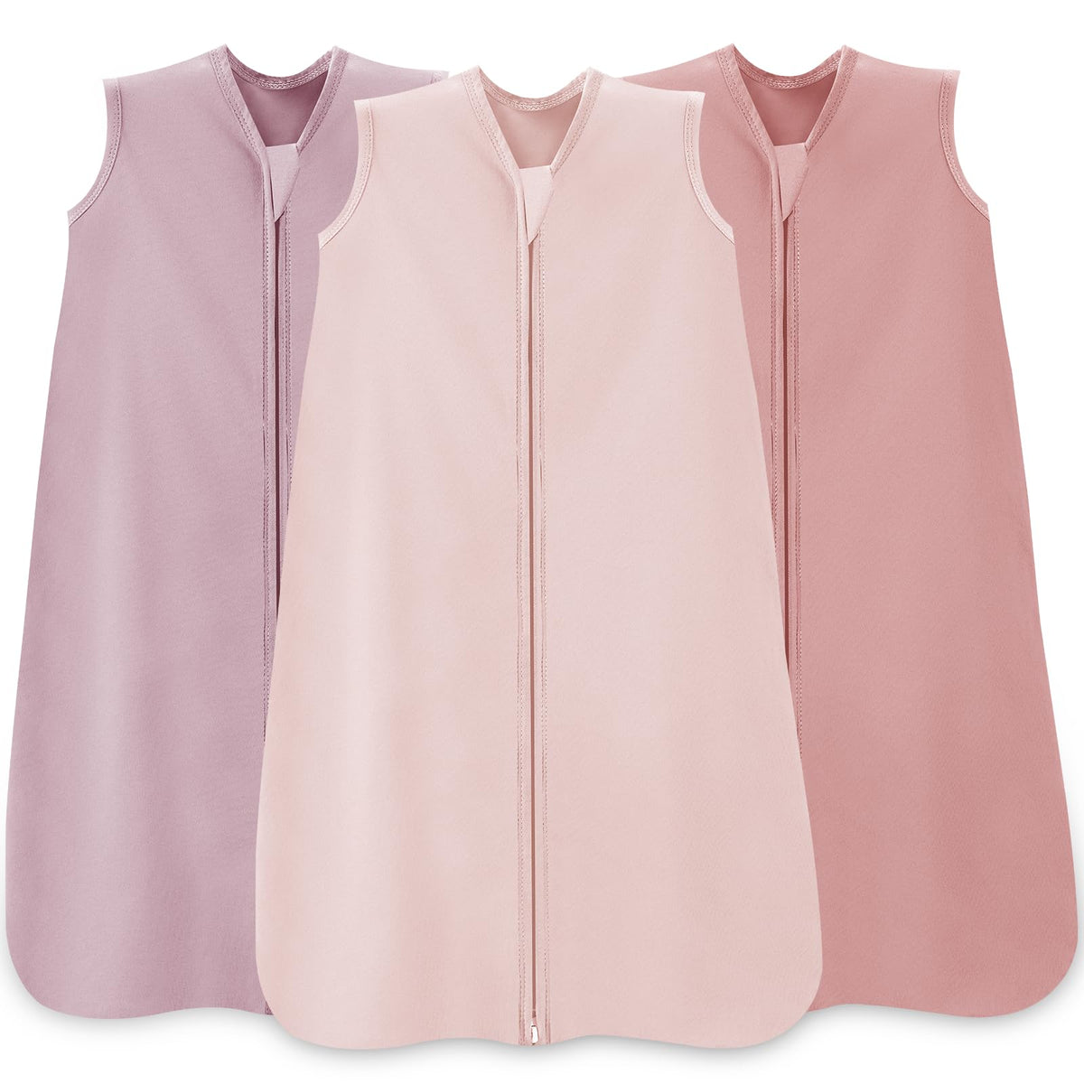 Wrrernsin baby sleep sack 0-6 months 3 pack 100 percent cotton