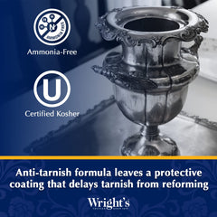 Wright's Silver Cleaner and Polish Cream jar label