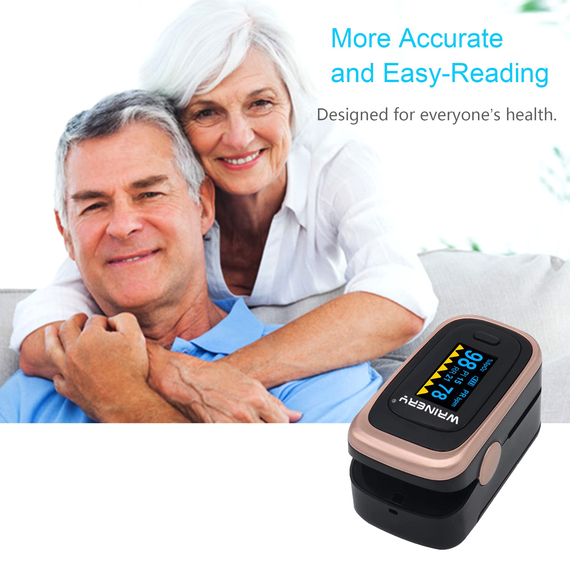 Lanyard and hook accessories for WRINERY oximeter