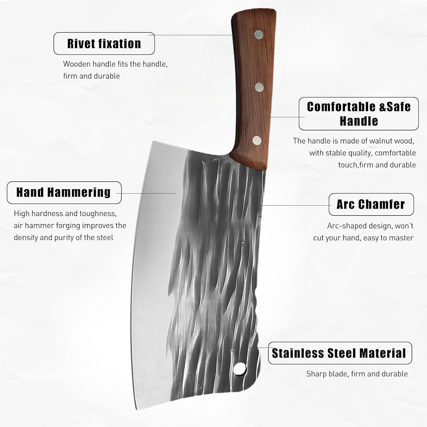 7.5 inch bone chopper blade 4.5 mm thick