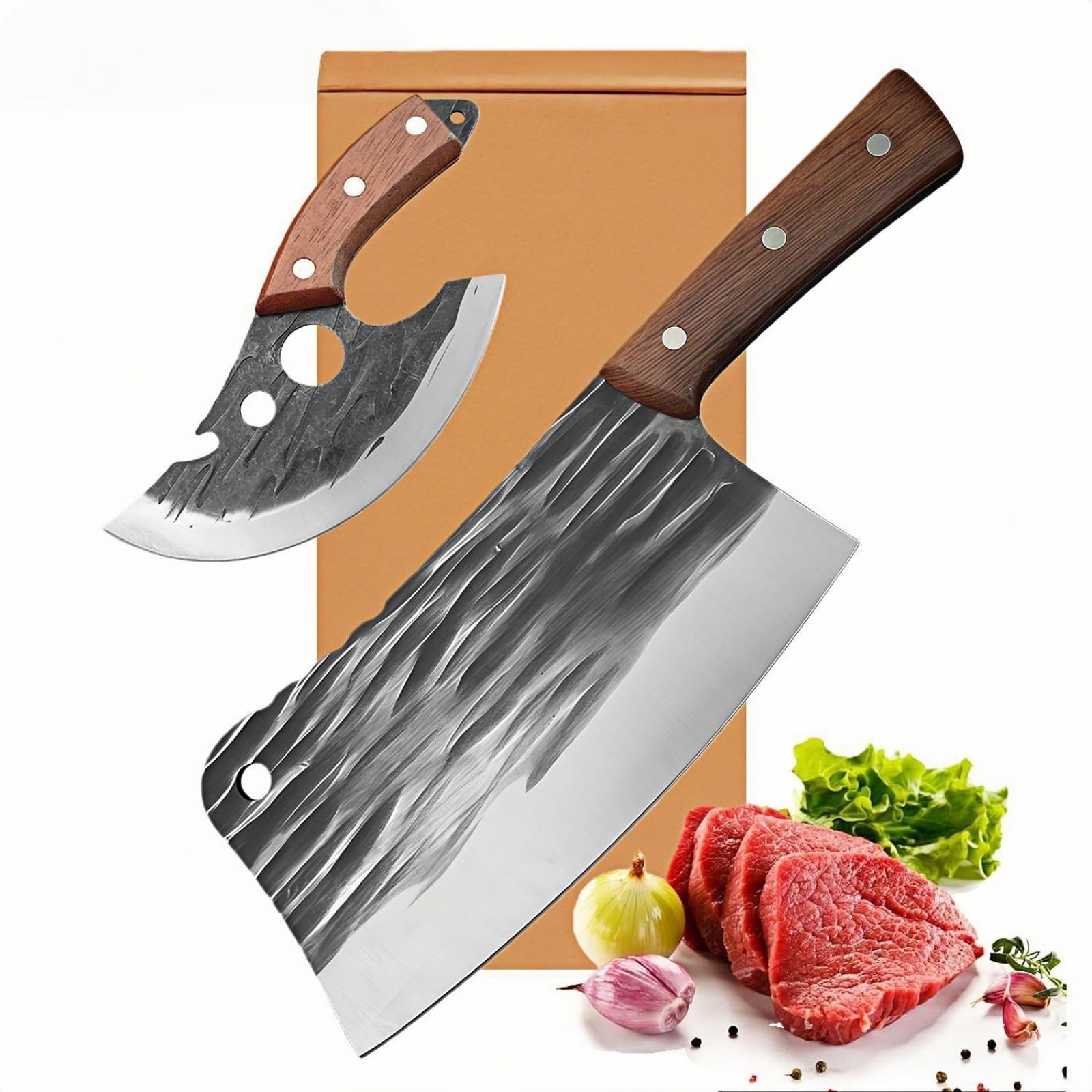 Wruhamd meat cleaver knife 11.81 inch blade