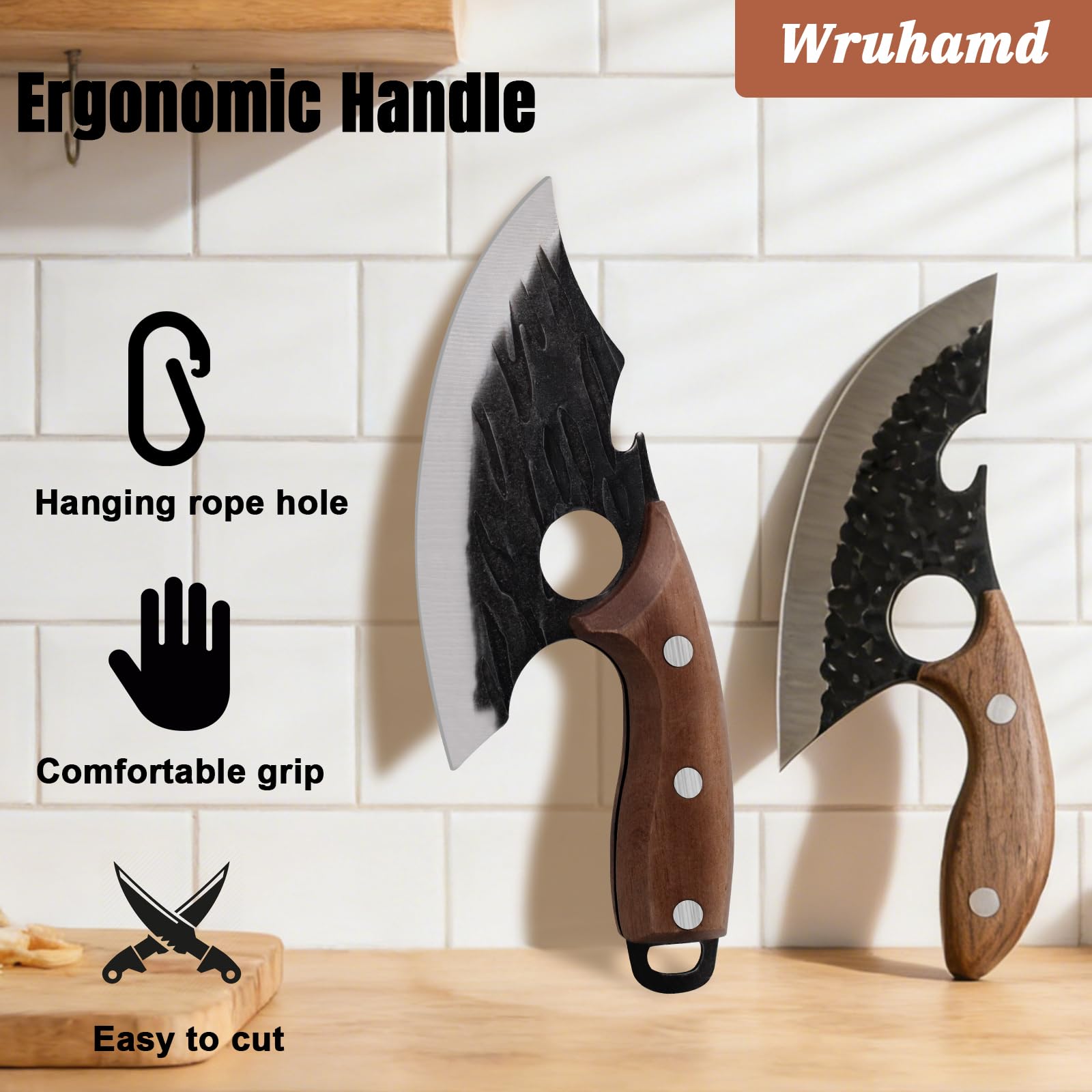 Wruhamd outdoor kitchen knife set