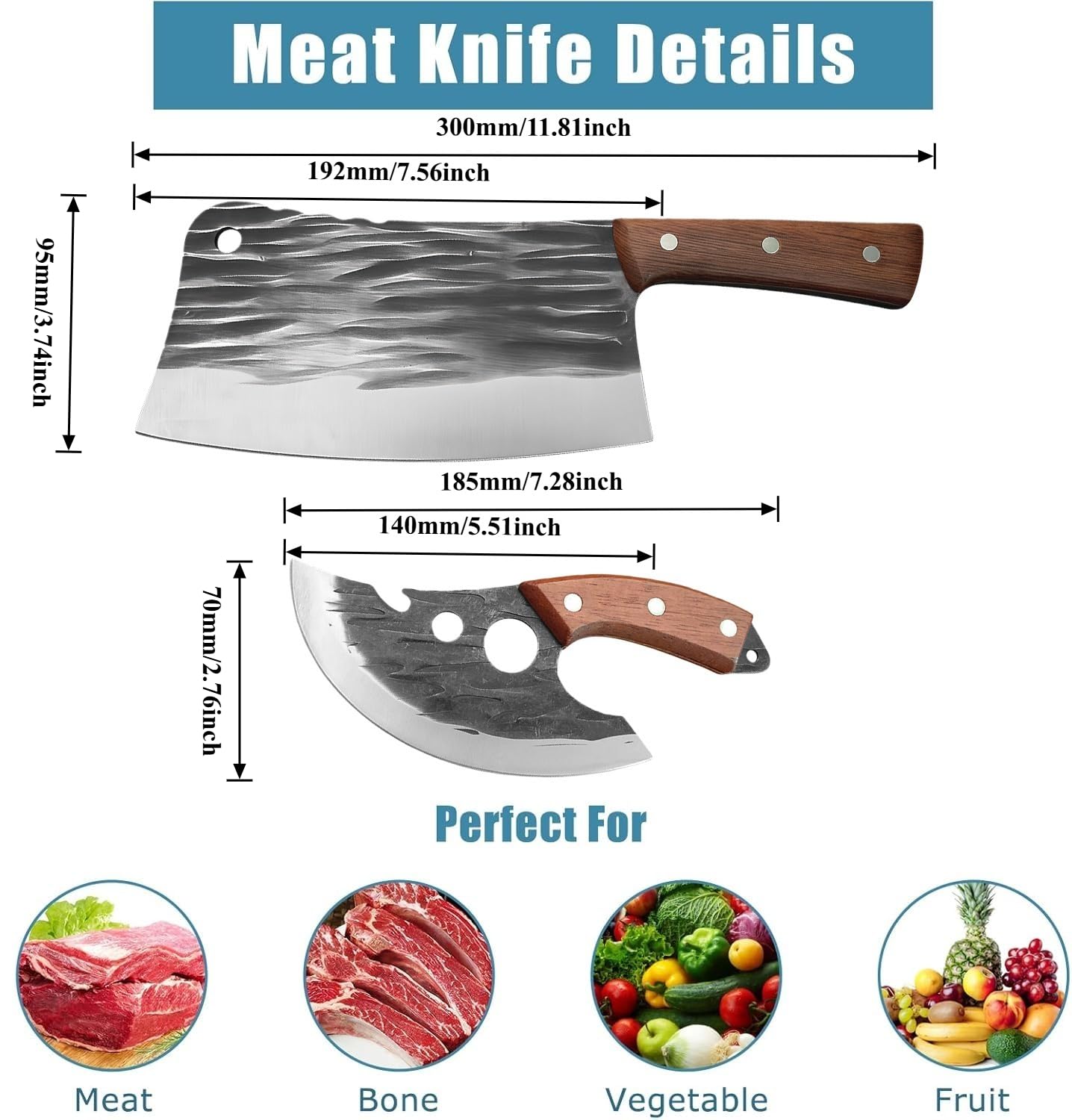 Wruhamd Viking boning knife 7.28 inch