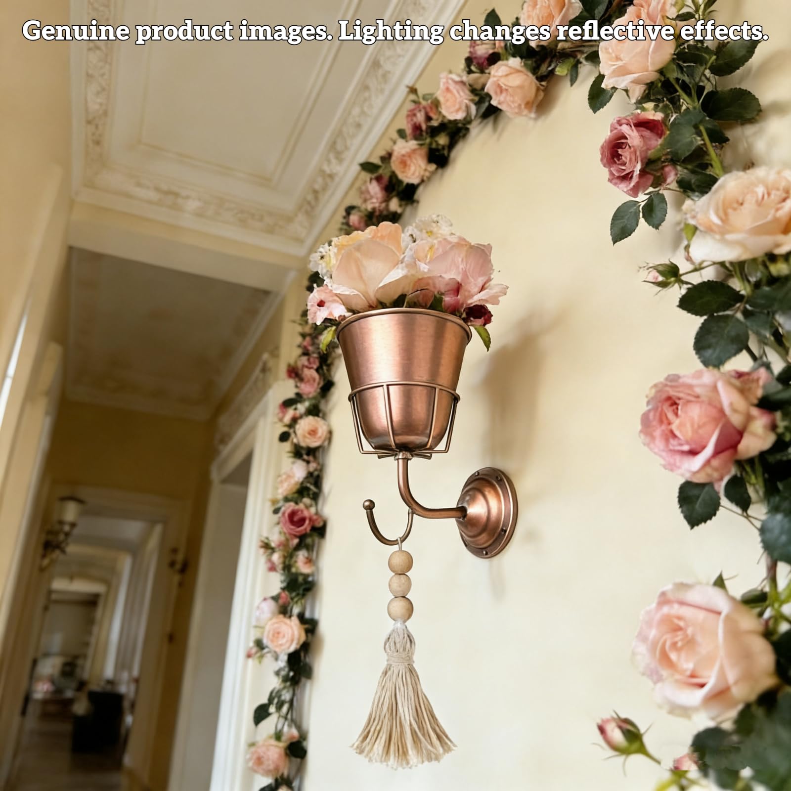 Wall plant holder with hook by WRYLCYH on wall